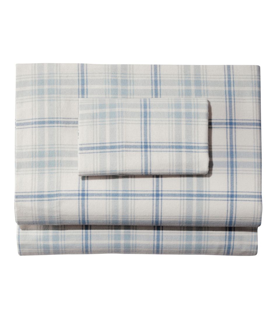 L.L.BeanUltrasoft Comfort Flannel Sheet Set, Plaid