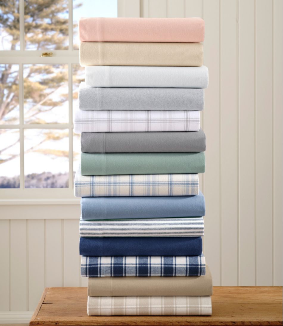 L.L.BeanUltrasoft Comfort Flannel Sheet Set, Stripe