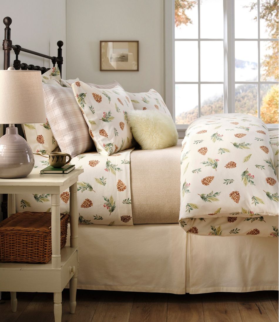 L.L.BeanEvergreen Flannel Sheet Collection