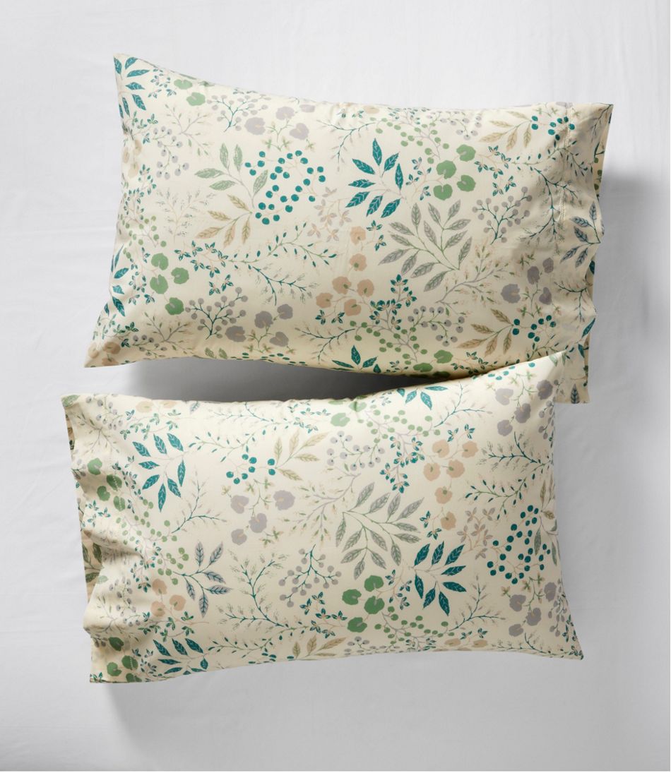 L.L.Bean280-Thread-Count Pima Cotton Percale Sheet Set, Print
