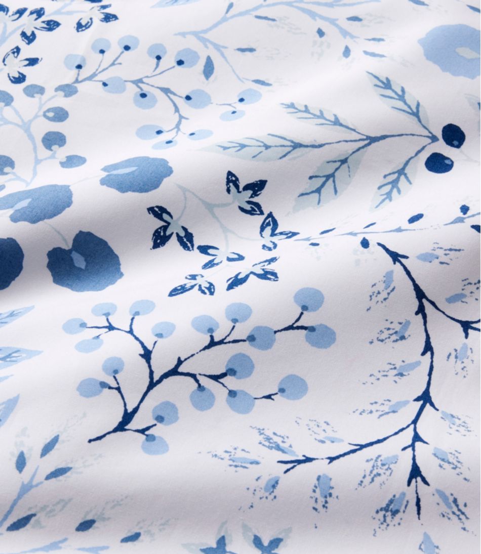 L.L.Bean280-Thread-Count Pima Cotton Percale Sheet Set, Print