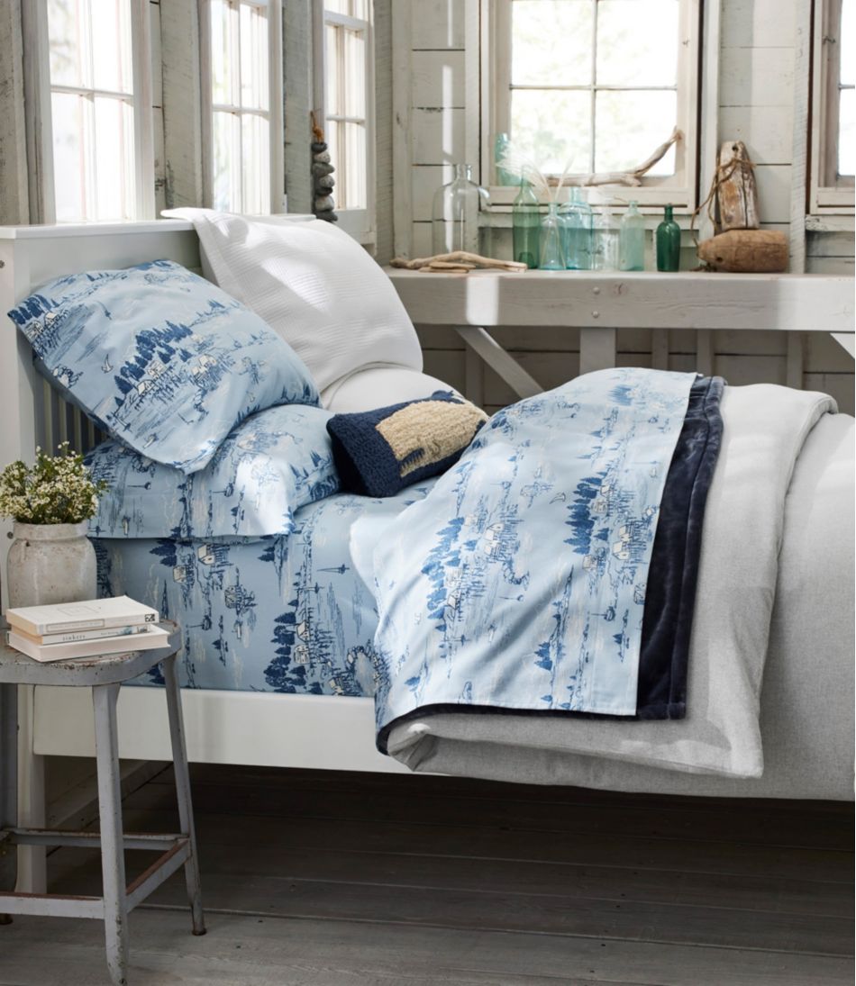L.L.BeanUltrasoft Comfort Flannel Comforter Cover