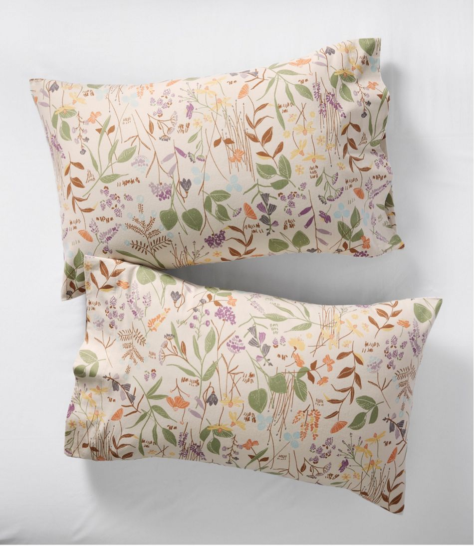 L.L.BeanBirch Floral Flannel Sheet Collection