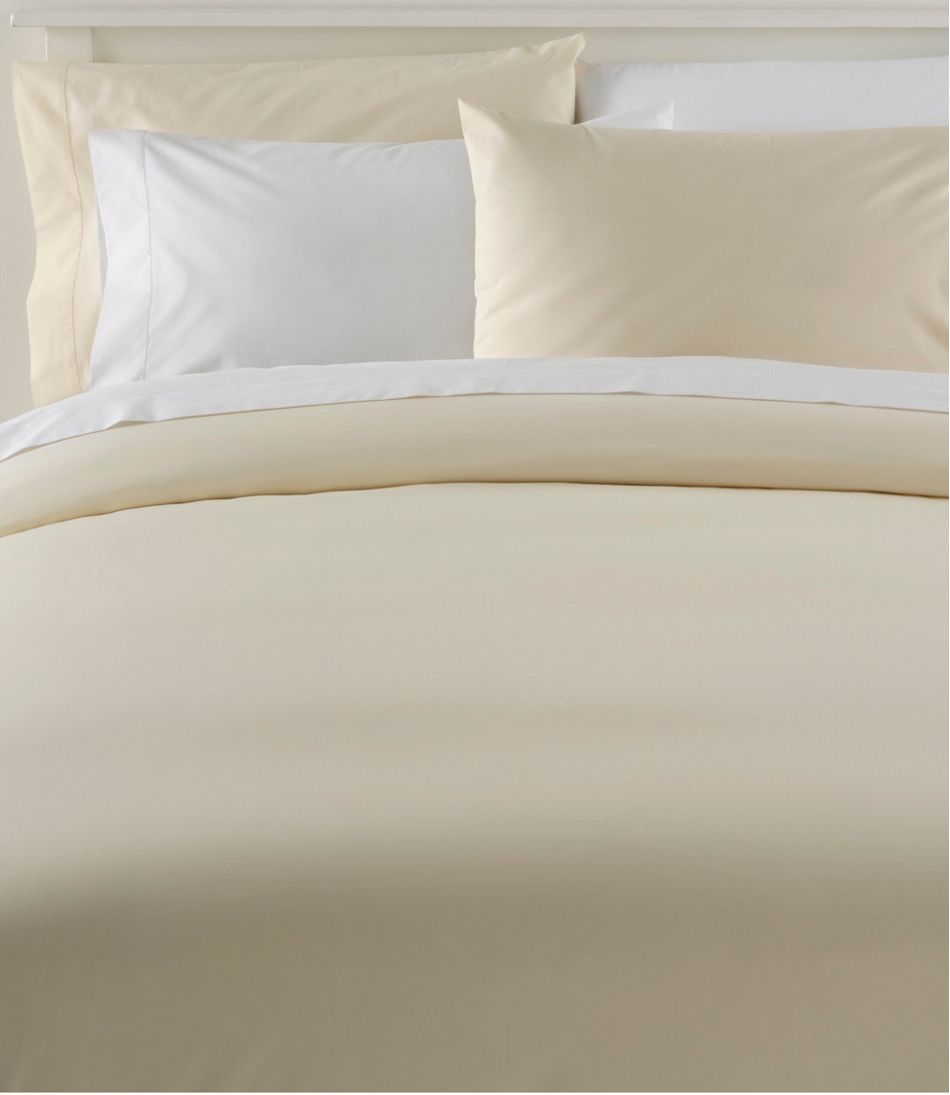 L.L.Bean280-Thread-Count Pima Cotton Percale Comforter Cover Collection