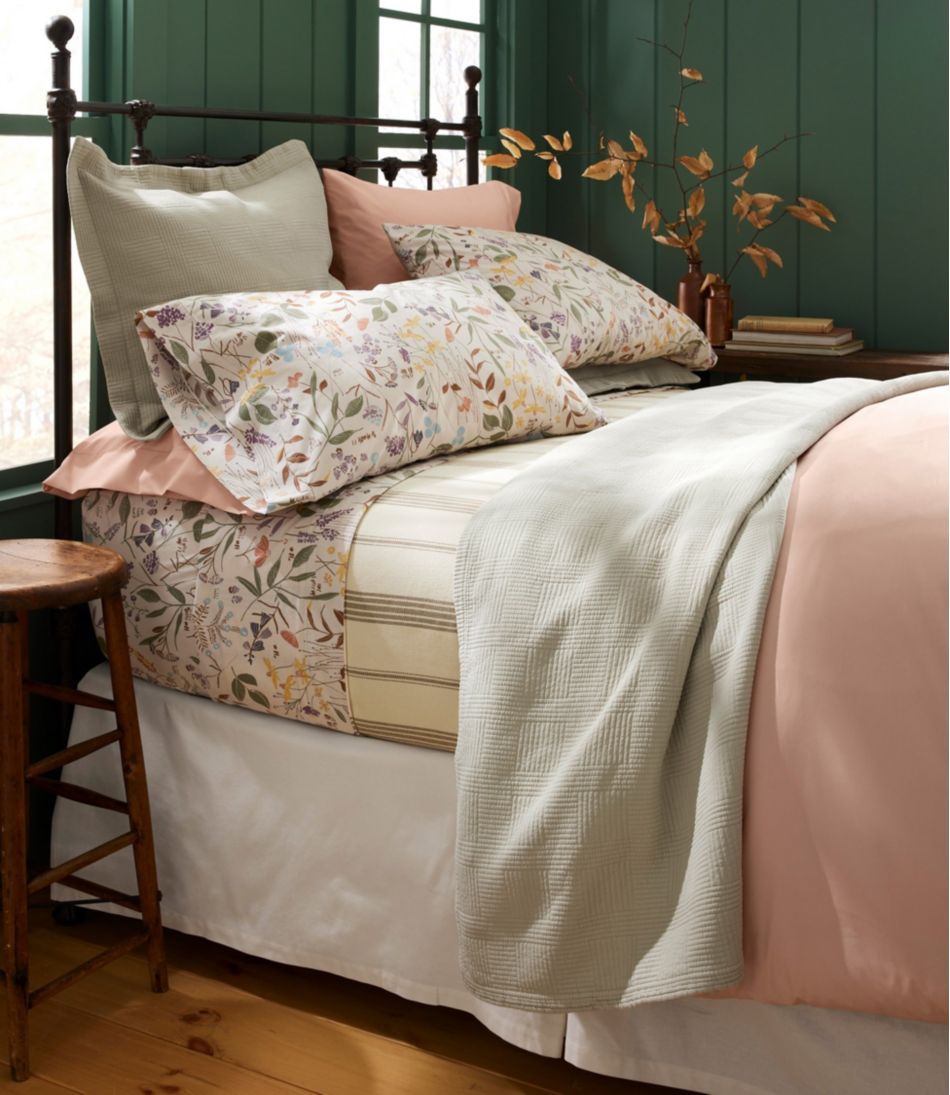 L.L.Bean280-Thread-Count Pima Cotton Percale Comforter Cover Collection