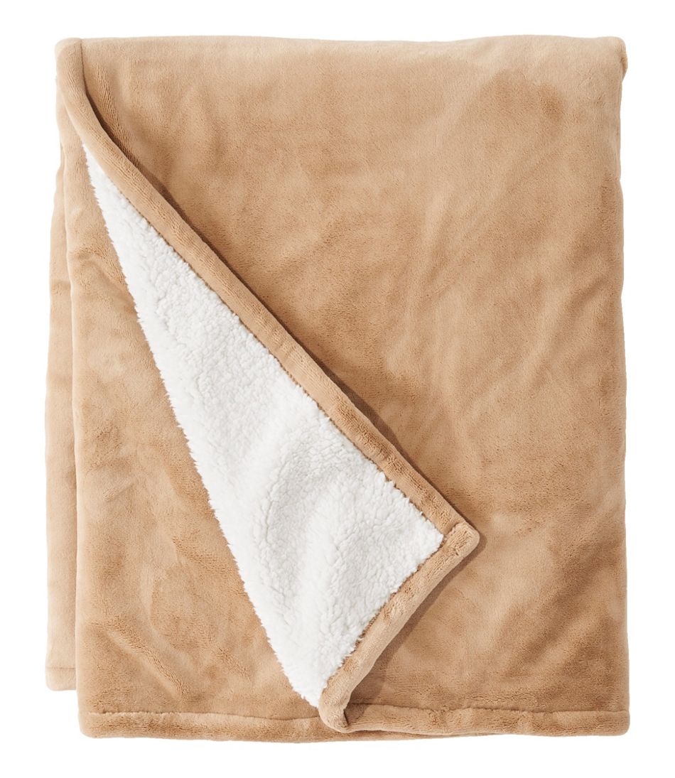 L.L.BeanWicked Plush Sherpa Throw