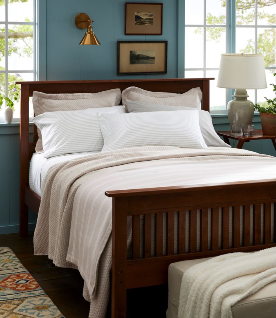 L.L.BeanPremium Egyptian Percale Sheet Collection, Stripe