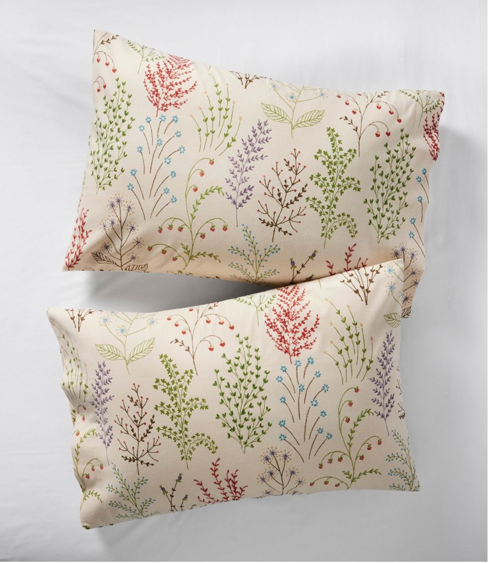 L.L.BeanBotanical Floral Flannel Sheet Collection