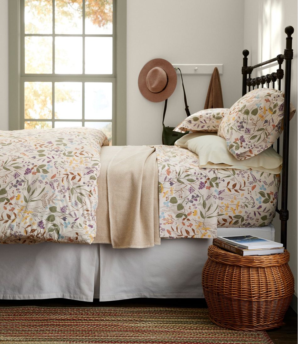 L.L.BeanBirch Floral Percale Sheet Collection