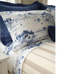 L.L.BeanCoastal Landscape Percale Sheet Collection