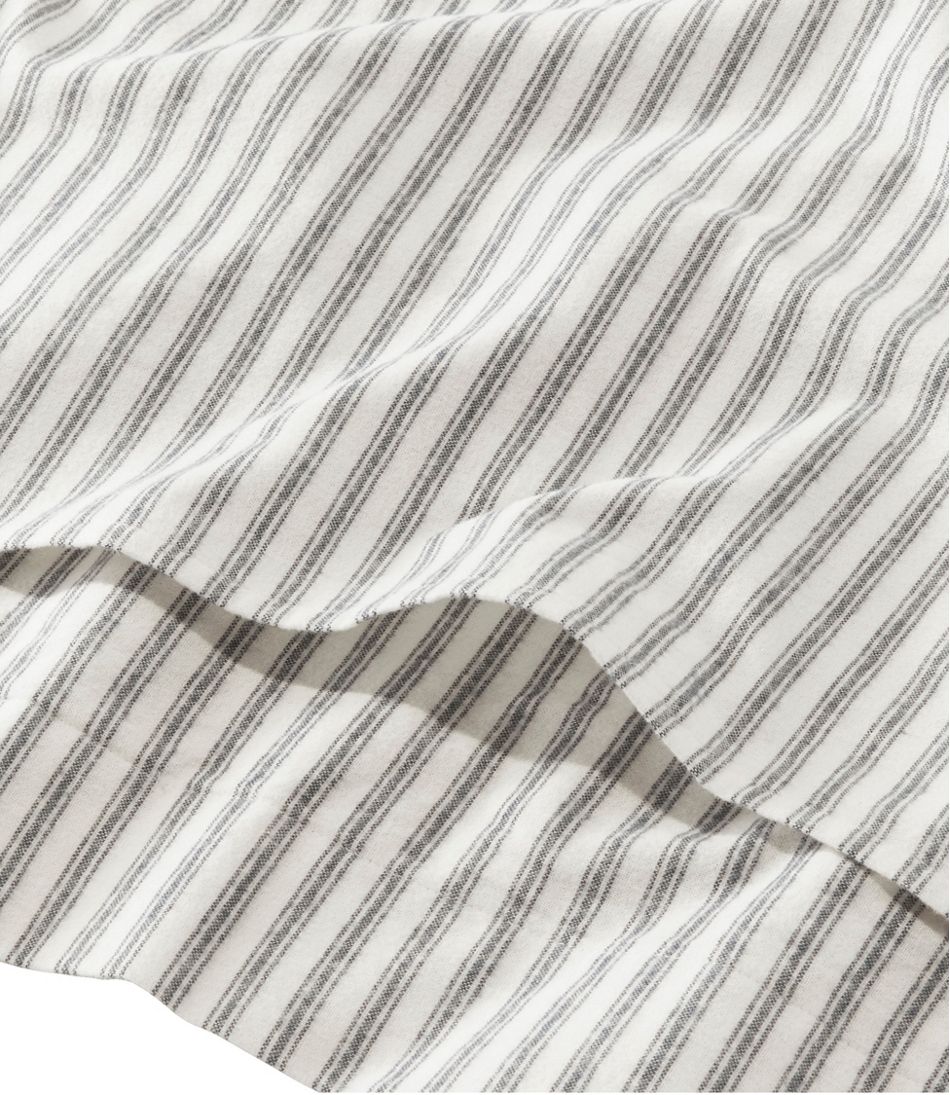 L.L.BeanUltrasoft Comfort Flannel Comforter Cover Collection, Stripe