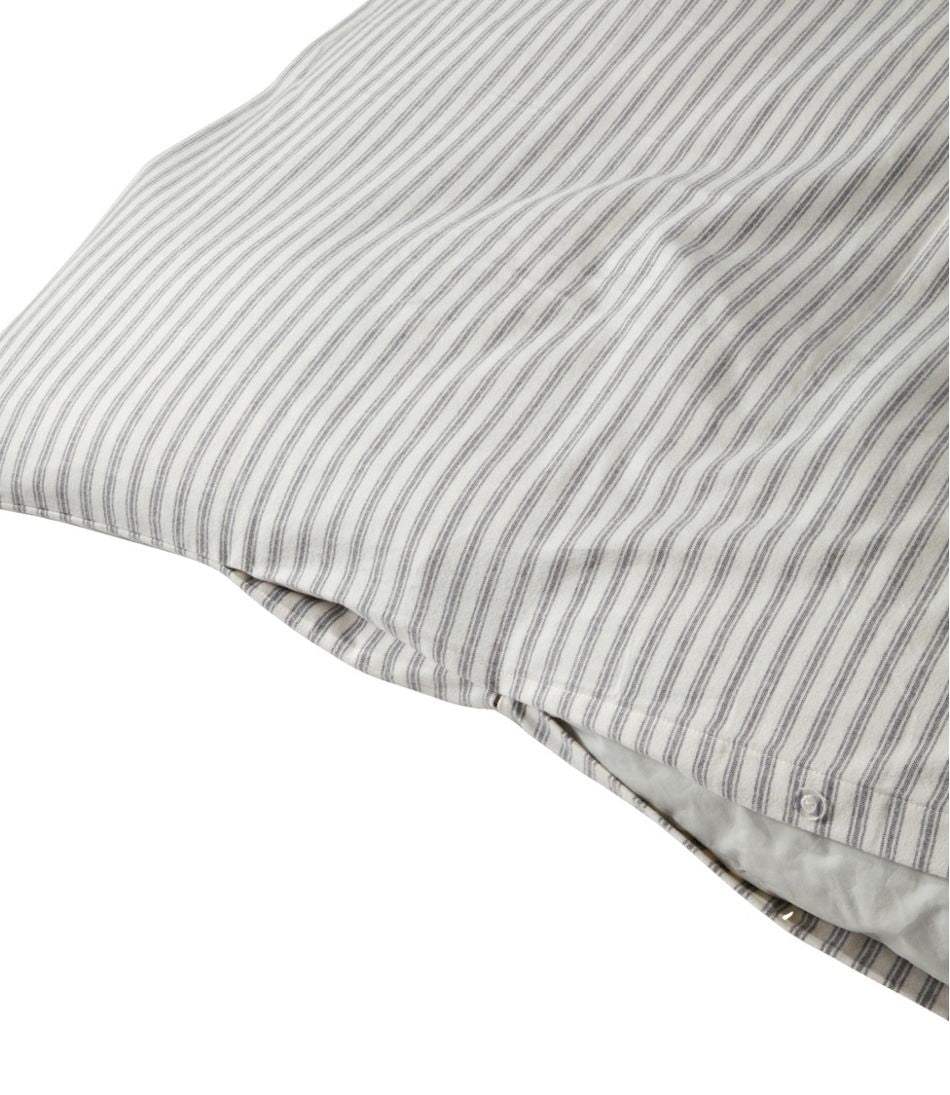 L.L.BeanUltrasoft Comfort Flannel Comforter Cover Collection, Stripe
