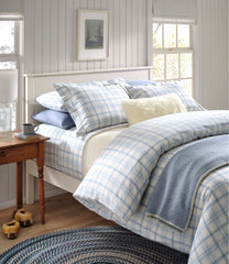L.L.BeanUltrasoft Comfort Flannel Comforter Cover Collection, Plaid