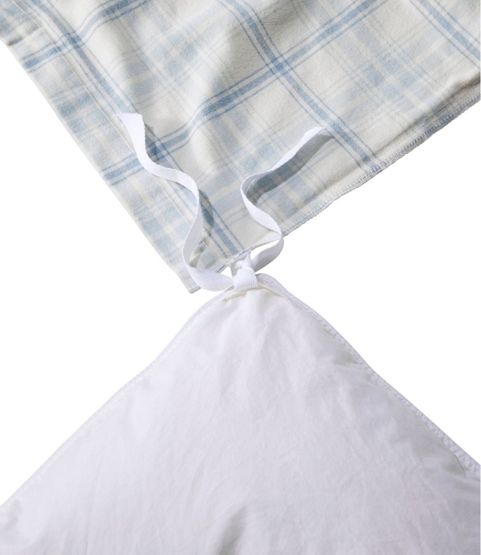 L.L.BeanUltrasoft Comfort Flannel Comforter Cover Collection, Plaid