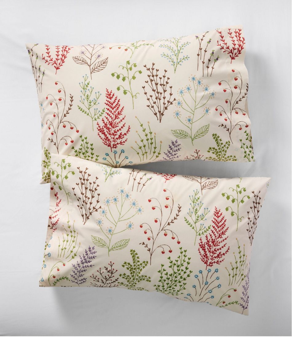L.L.BeanBotanical Floral Percale Sheet Collection