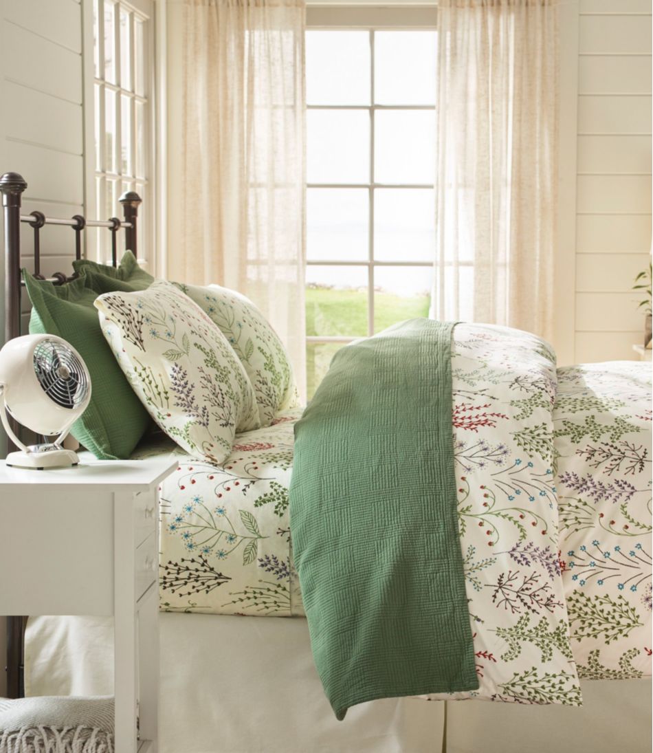 L.L.BeanBotanical Floral Percale Sheet Collection