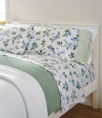 L.L.BeanJess Franks Blueberry Print Percale Sheet Set Collection