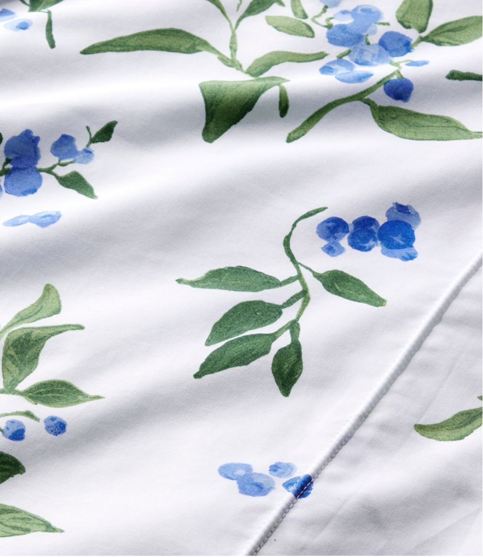L.L.BeanJess Franks Blueberry Print Percale Sheet Set Collection