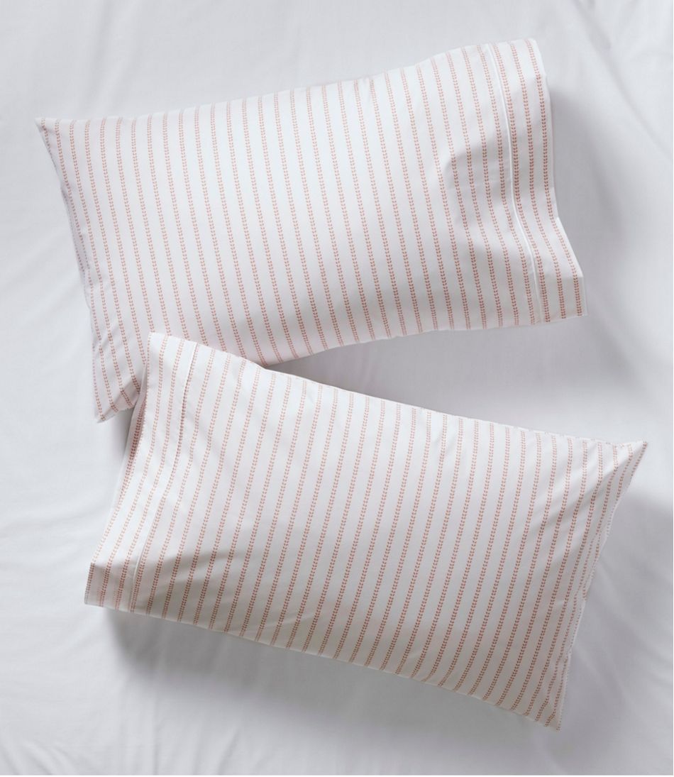 L.L.BeanSunwashed Percale Sheet Collection, Stripe Leaf