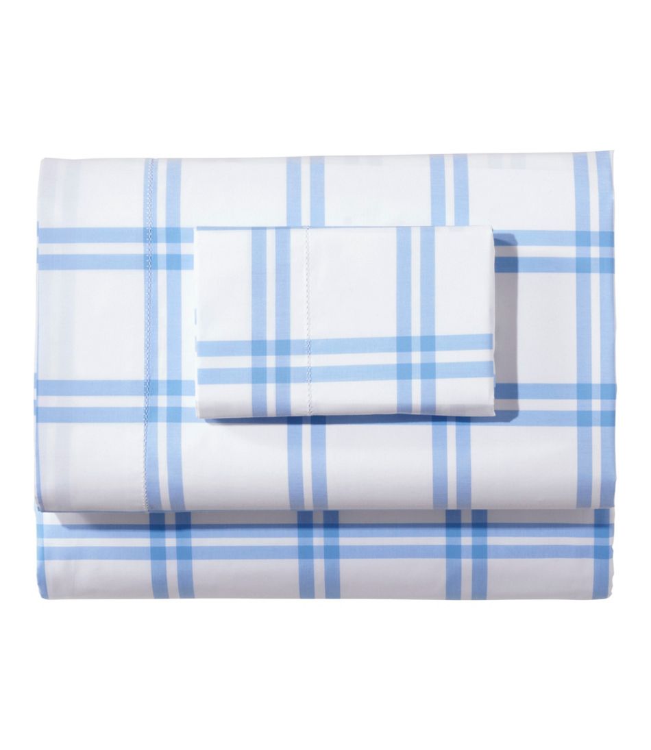 L.L.Bean280-Thread-Count Pima Percale Sheet Collection, Windowpane