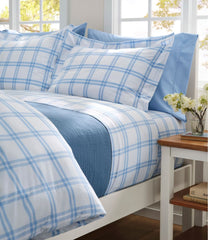 L.L.Bean280-Thread-Count Pima Percale Sheet Collection, Windowpane