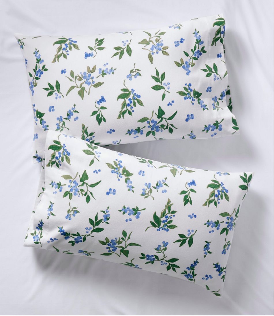 L.L.BeanJess Franks Blueberry Flannel Sheet Collection