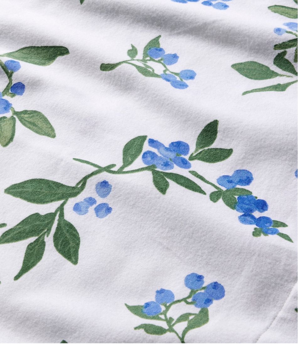 L.L.BeanJess Franks Blueberry Flannel Sheet Collection
