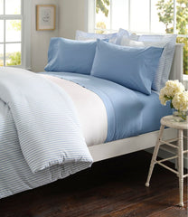 L.L.BeanPremium Egyptian Percale Comforter Cover Collection, Stripe
