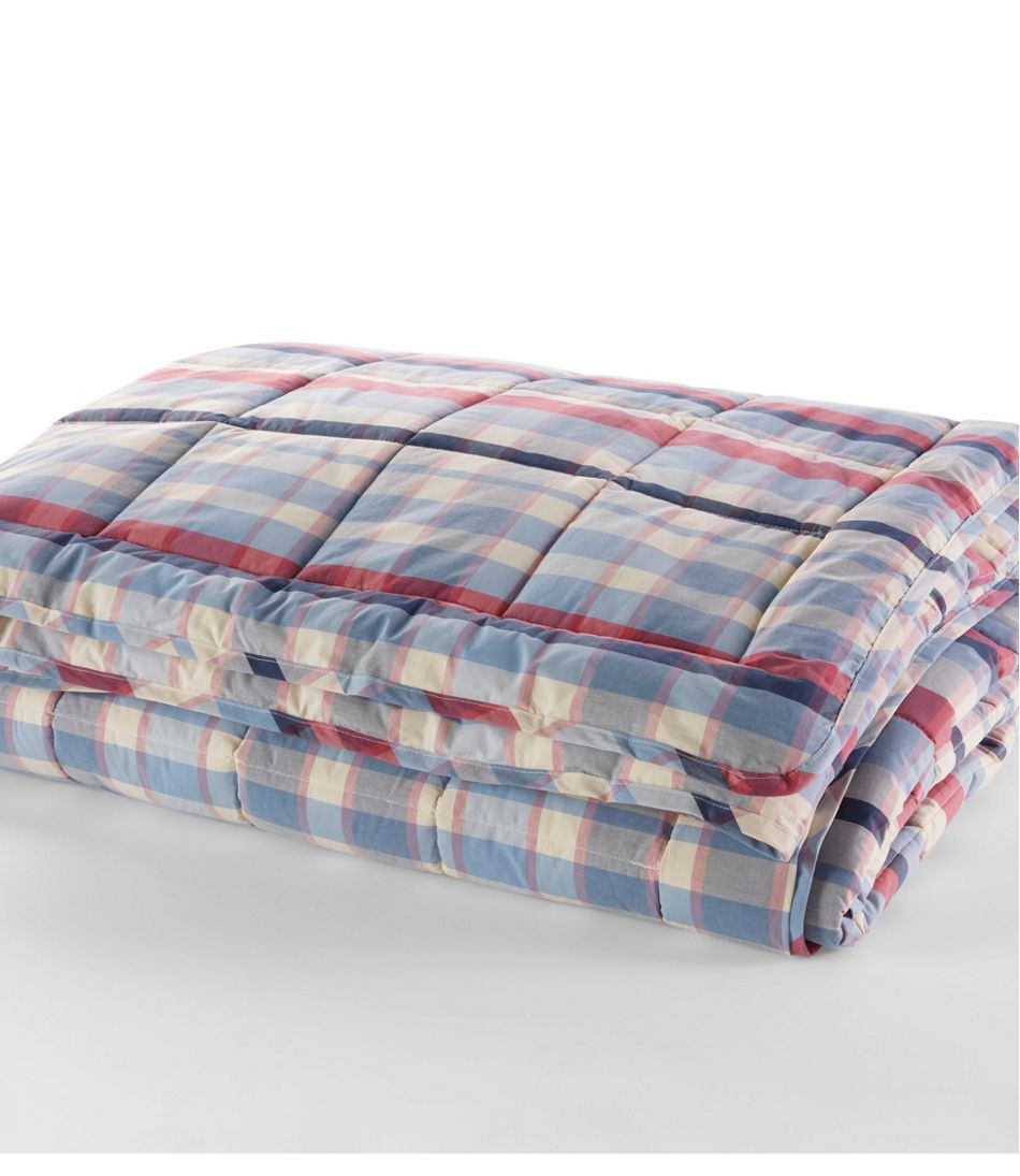 L.L.BeanUltrasoft Cotton Comforter, Plaid