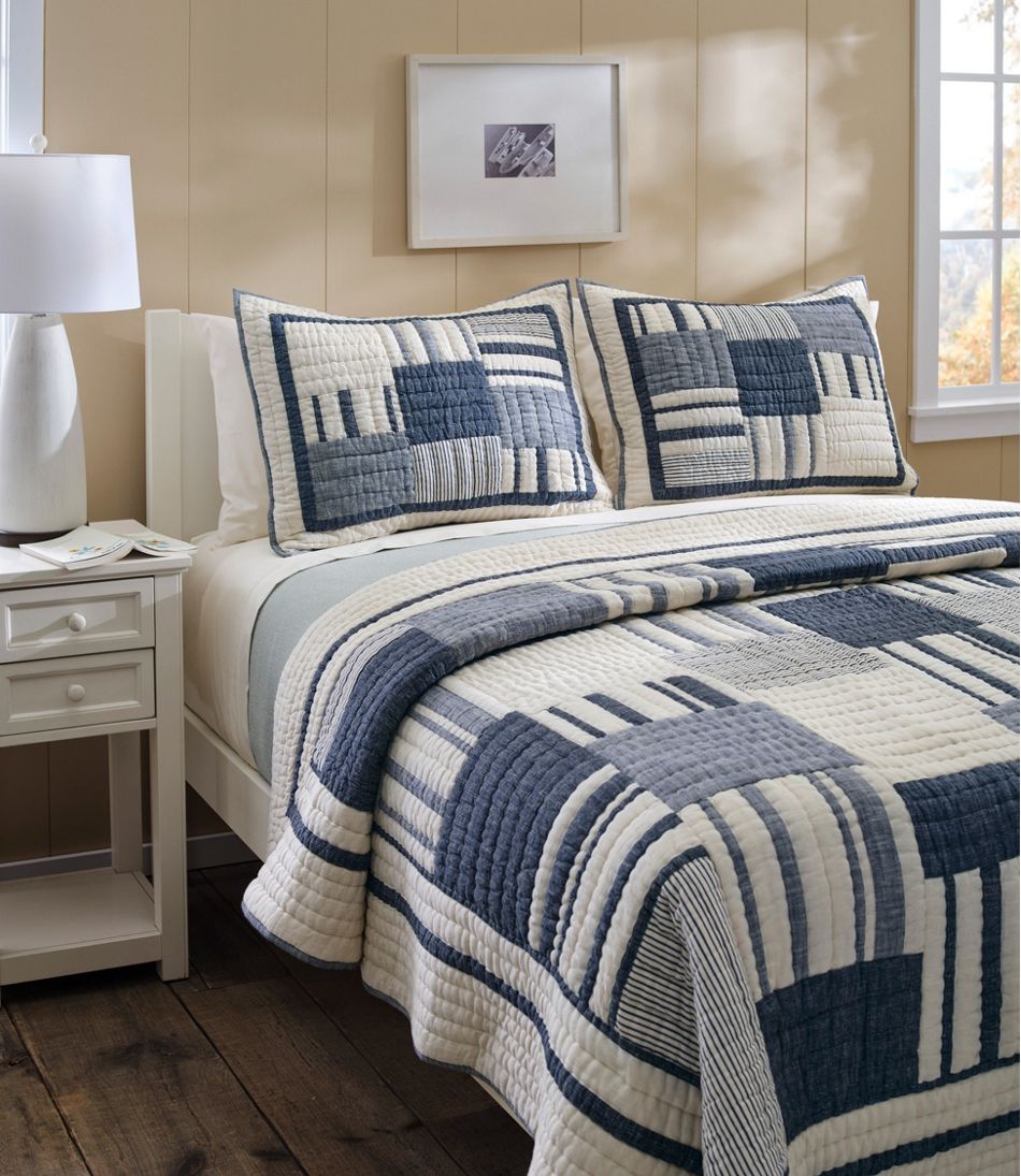 L.L.BeanStriped Patchwork Quilt Collection