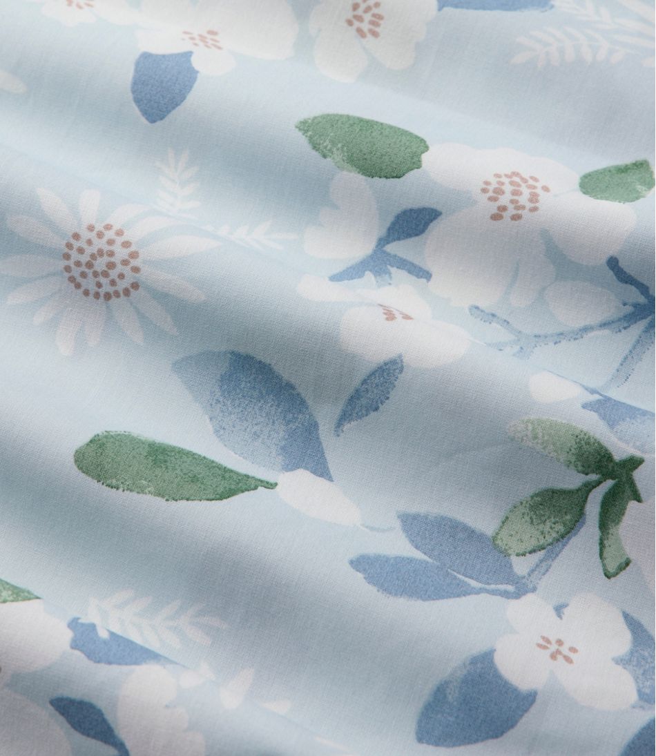 L.L.BeanPremium Egyptian Percale Comforter Cover Collection, Daisy