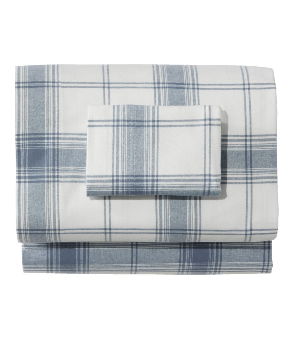 L.L.BeanOrganic Flannel Sheet Collection, Plaid