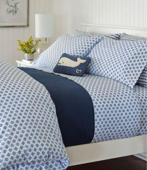 L.L.BeanSunwashed Percale Sheet Collection, Block Floral Print