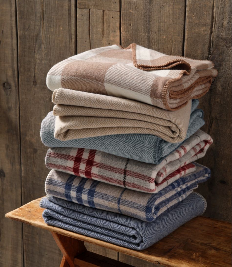 L.L.BeanWashable Wool Blanket, Plaid