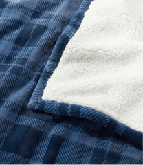 L.L.BeanWicked Plush Sherpa Throw, Plaid