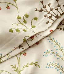 L.L.BeanBotanical Floral Flannel Comforter Cover Collection