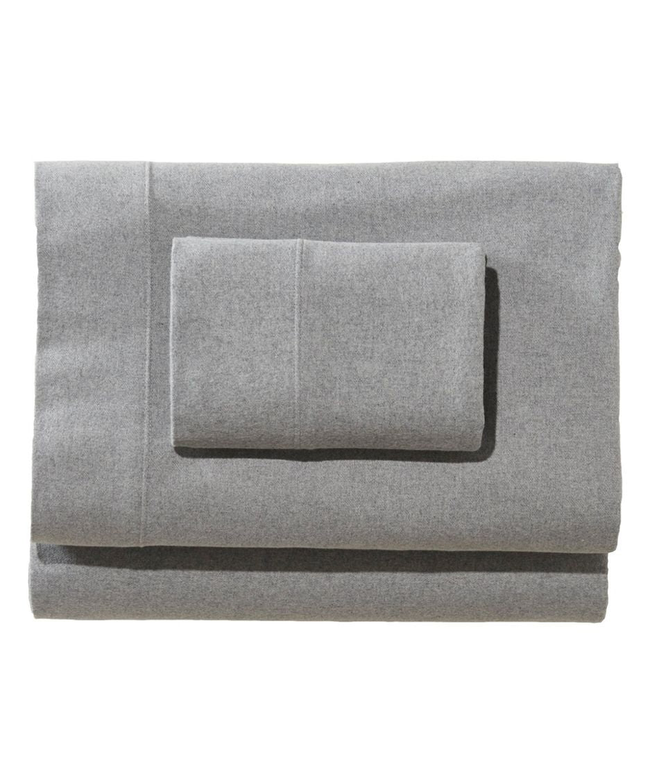 L.L.BeanHeritage Chamois Flannel Sheet Collection, Heather