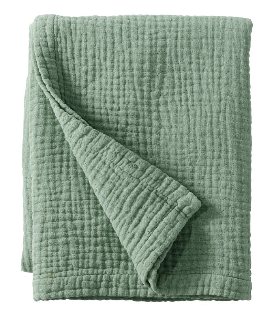 L.L.BeanLightweight Cotton Gauze Throw