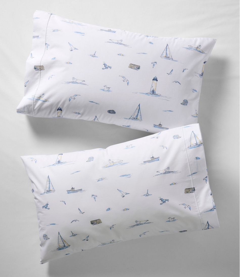 L.L.BeanNautical Boats Percale Sheet Collection
