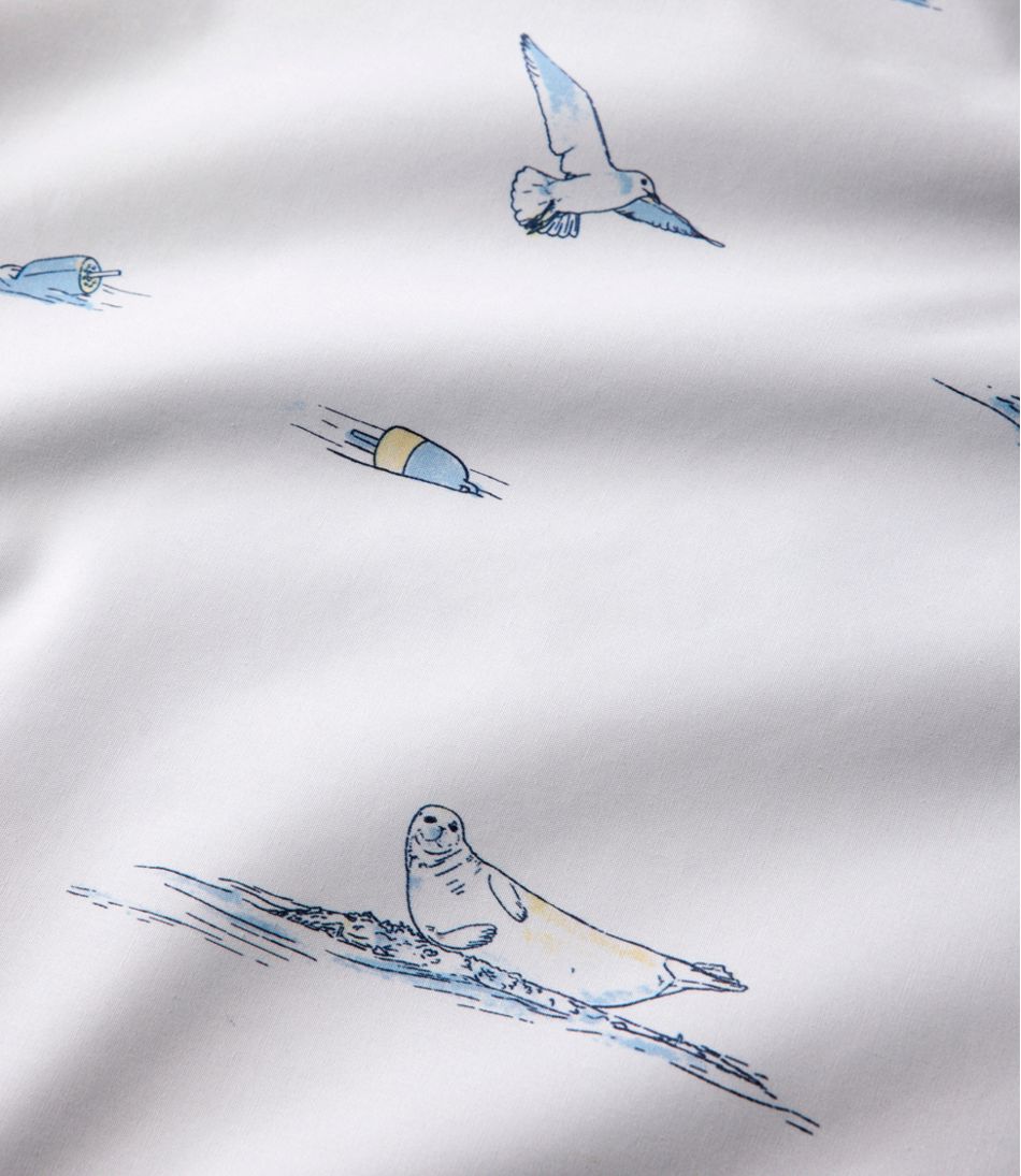 L.L.BeanNautical Boats Percale Sheet Collection