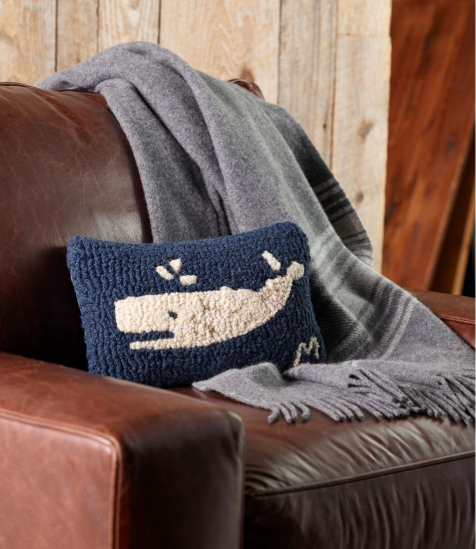 L.L.BeanWashable Wool Throw, Striped