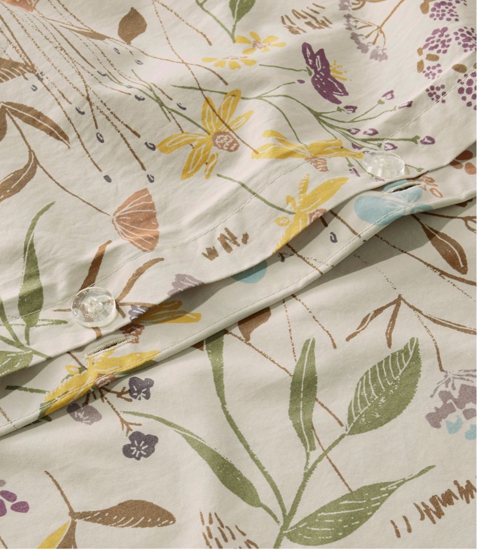 L.L.BeanBirch Floral Percale Comforter Cover Collection