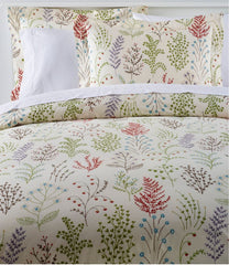 L.L.BeanBotanical Floral Percale Comforter Cover Collection
