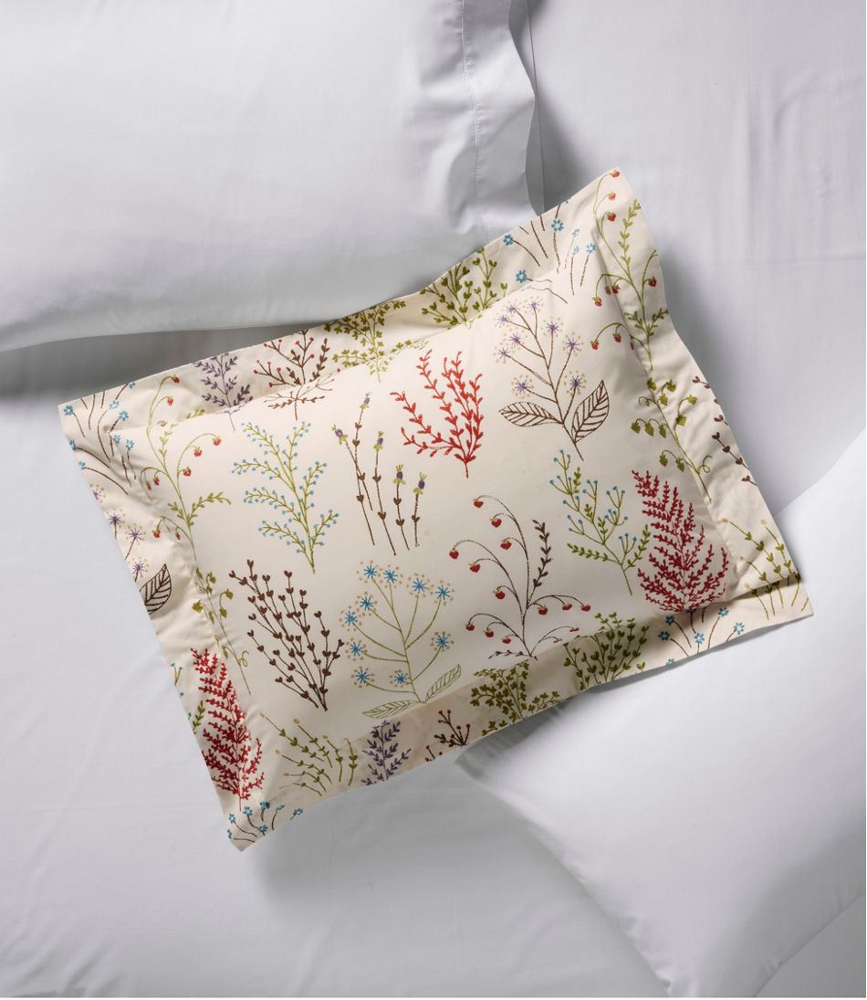 L.L.BeanBotanical Floral Percale Comforter Cover Collection