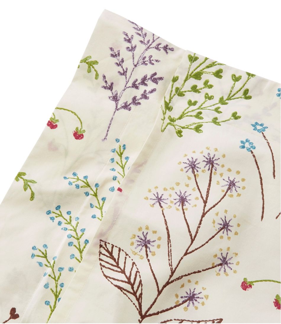 L.L.BeanBotanical Floral Percale Comforter Cover Collection