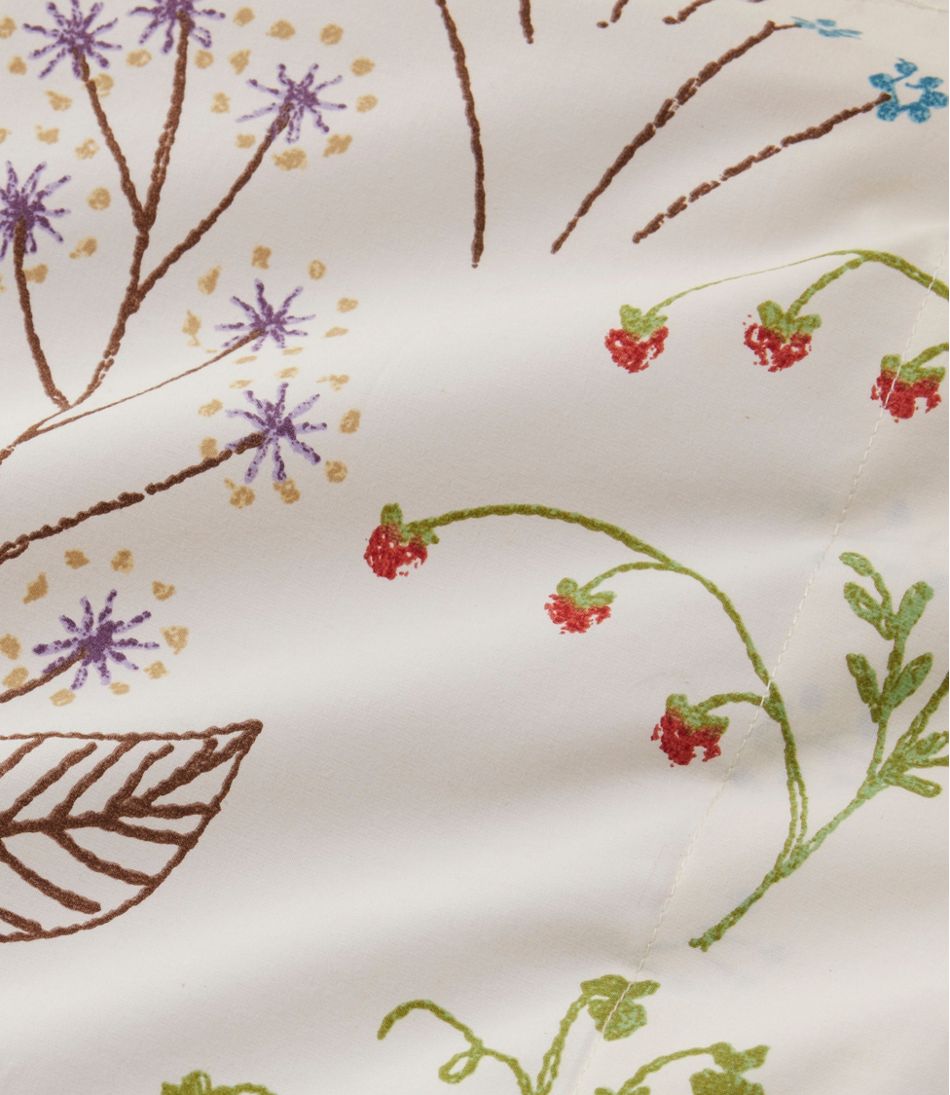 L.L.BeanBotanical Floral Percale Comforter Cover Collection