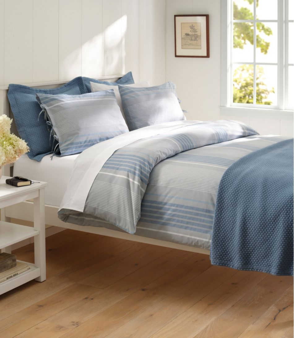 L.L.BeanOrganic Honeycomb Matelassé Coverlet