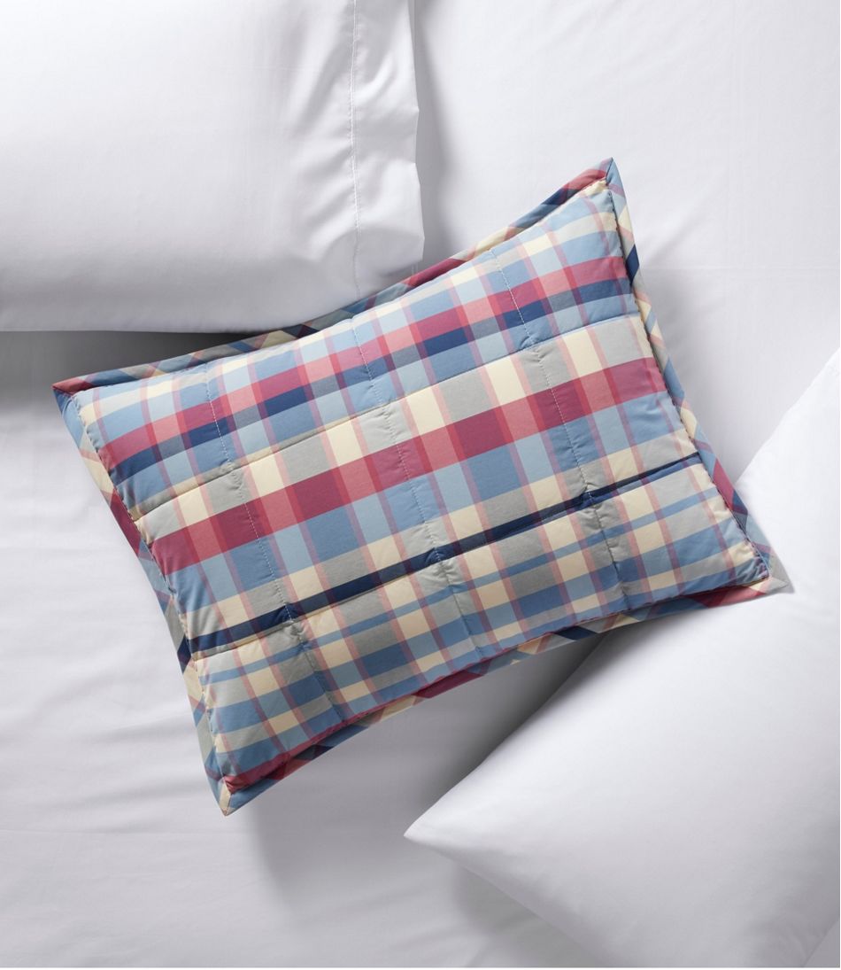 L.L.BeanUltrasoft Cotton Comforter Sham, Plaid