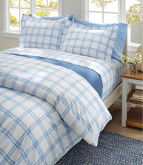L.L.Bean280-Thread-Count Pima Cotton Percale Comforter Cover Collection, Windowpane