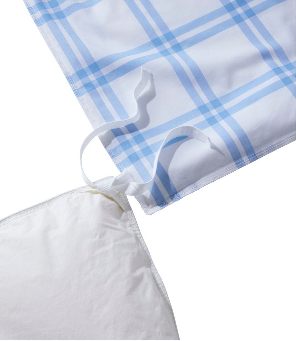 L.L.Bean280-Thread-Count Pima Cotton Percale Comforter Cover Collection, Windowpane